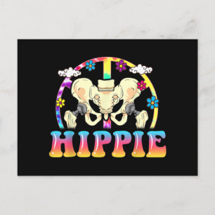 Hippie Hip Replacement Joint Surgery Funny Feestdagenkaart