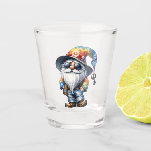 Hippie Kabouter Shot Glas (Voorkant)