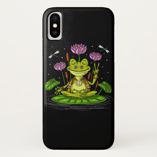 Hippie Kikker Meditatie Case-Mate iPhone Case (Achterkant)