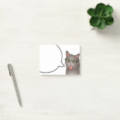 Hippie Kitty de geek de notes de post-it de chat (Bureau)