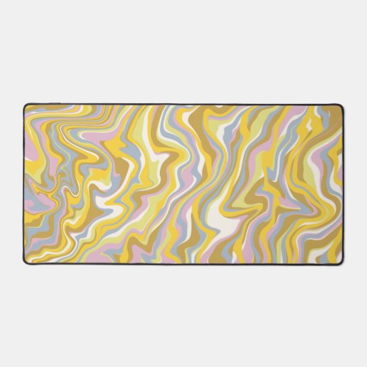 Hippie les années 70 Marbre Vert Liquide Swirl Boh (Recto)