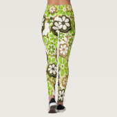 Hippie Limoen Floating Floral patterned | LEGGINGS (Achterkant)