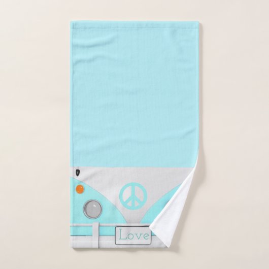 Hippie Love Bus Towel Set Bad Handdoek (Handdoek)