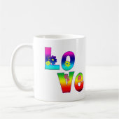 Hippie LOVE Koffiemok (Links)