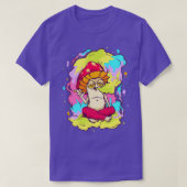 Hippie Magic Mushroom Fungus Psilocybin Cotvoordco T-shirt (Design voorkant)