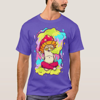 Hippie Magic Mushroom Fungus Psilocybin Cotvoordco T-shirt