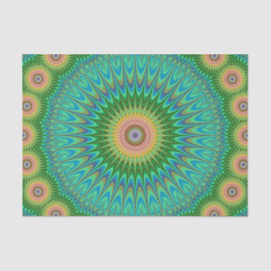 Hippie mandala tissuepapier (Voorkant)