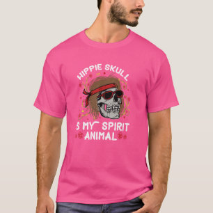Hippie mensen psychedelische mode jaren 70 jaren 6 t-shirt
