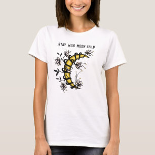 Hippie Moon Child: Tattoo-inktkunst Boho T-shirt