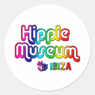 Hippie Museum Ibiza Ronde Sticker