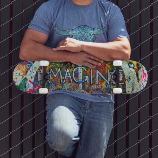 Hippie Muurkunst Skateboard (Buiten 3)