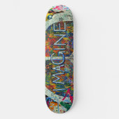 Hippie Muurkunst Skateboard (Voorkant)