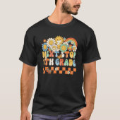 Hippie Next Stop 9th Grade Retro Groovy Back To S T-shirt (Voorkant)