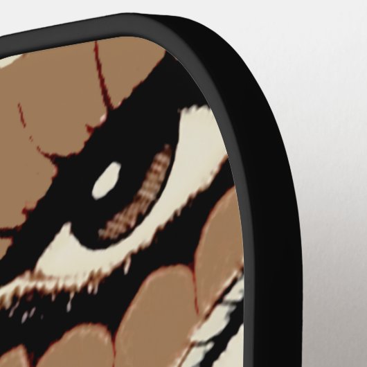 Hippie ogen, Retro esthetisch Pickleball Paddle (Links Detail)