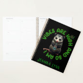 Hippie Opossum Stoned Vibes Funny Humor Custom  (Devant avec enveloppe)