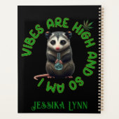 Hippie Opossum Stoned Vibes Funny Humor Custom  (Dos)