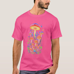 Hippie paddestoelen Psychedelische Forest schimmel T-shirt