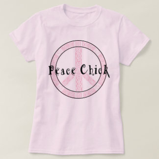 Hippie Peace Chick T-Shirt