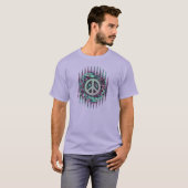 Hippie peace Love Music T-shirt (Voorkant volledig)