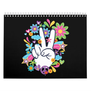 Hippie Peace Signs Kalender
