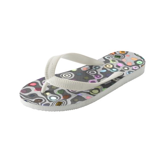 Hippie peuter teenslippers (Schuin)