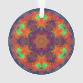 Hippie psychédélique violet orange et vert (dos)