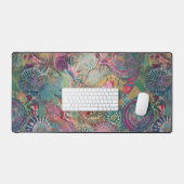 Hippie rétro : Mat de bureau d'Imaginaires (Clavier et souris)