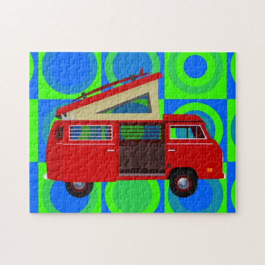 HIPPIE RETRO VAN JIGSAW PUZZLE (Horizontal)