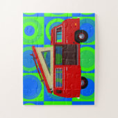 HIPPIE RETRO VAN JIGSAW PUZZLE EASY LEGPUZZEL (Verticaal)