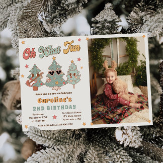 Hippie Rockin 'Kerstboom Verjaardag Oh Wat leuk Kaart