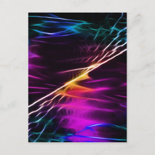 Hippie roze en paarse liefdesvrede briefkaart