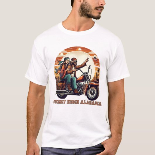 hippie-ruiters t-shirt (Voorkant)