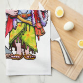 Hippie Santa Couple Theedoek (Quarter Fold)