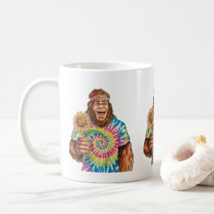 Hippie Sasquatch met zonnebloem Koffiemok