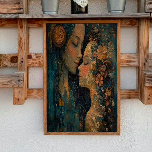 Hippie Sisters Decoupage Tissuepapier