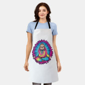 Hippie Sloth Peace Sign Tie-Dy Schort (Gedragen)