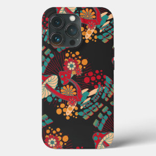 Hippie Soul Trip Zomer Paddestoel iPhone 13 Pro Hoesje