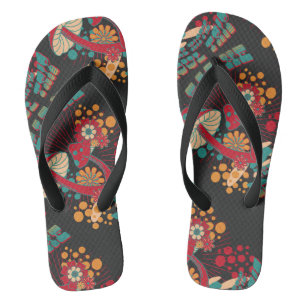 Hippie Soul Trip Zomer  Paddestoel Teenslippers