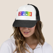 Hippie Stamp Trucker Pet (In situ)