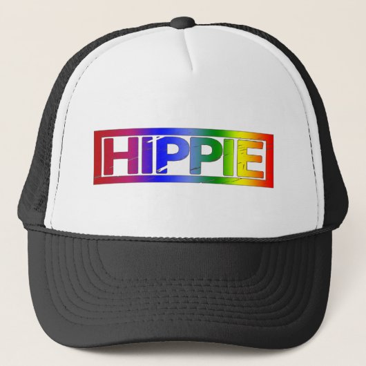 Hippie Stamp Trucker Pet (Voorkant)