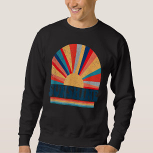 Hippie Sunshine Retro 70s Peace & Love Trui