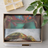 Hippie Surfin Grama Decoupage Tissuepapier (Geschenk)