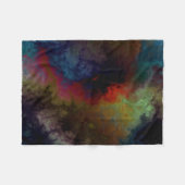 Hippie Tie Dye Fleece Deken (Voorkant (Horizontaal))