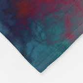 Hippie Tie Dye Fleece Deken (Hoek)