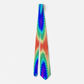Hippie Tie Dye Necktie Stropdas (Achterkant)