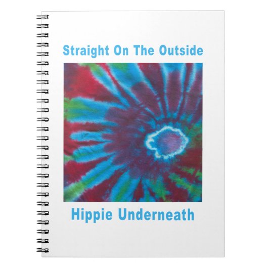 Hippie Tie Dye Notitieboek (Voorkant)