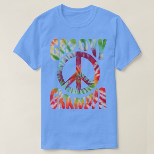 Hippie Tie Dye  Opa T-shirt (Design voorkant)