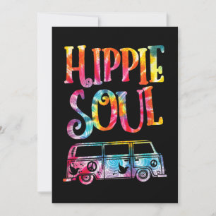 Hippie Tie Dye Van Hippie Soul Kaart