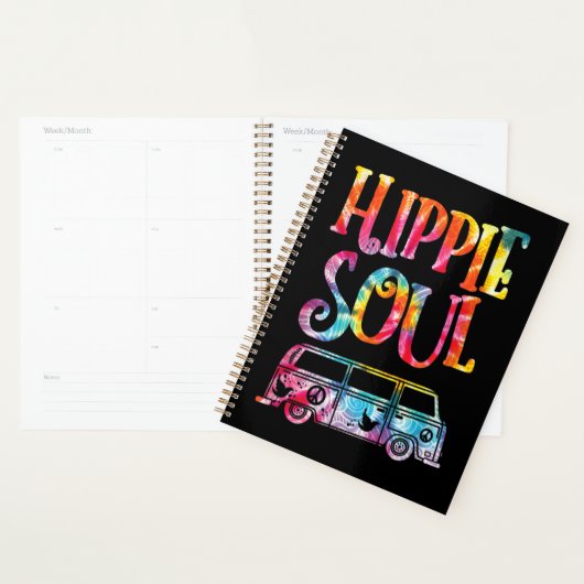 Hippie Tie Dye Van Hippie Soul Planner (Display)