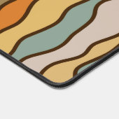 Hippie Trippy Groovy Verticale Streep 70s Patroon Bureaumat (Hoek)